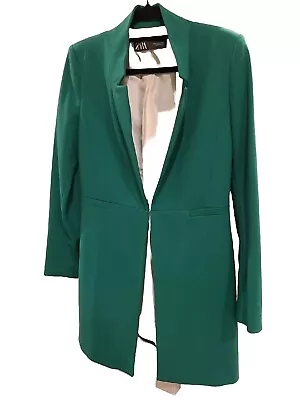 Green Womens Mid Length Zara Size M Jacket • $45