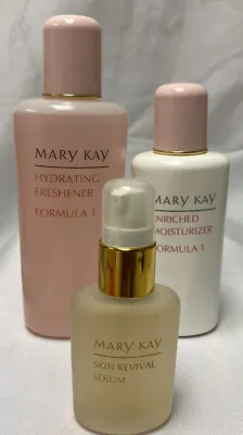 New Mary Kay Enriched Moisturizer Skin Revival Serum & Hydrating Freshener • $67.99