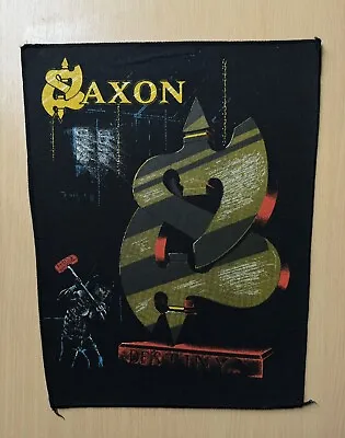 Vintage Saxon Destiny Back Patch 1988 The British Heavy Metal Band • $70