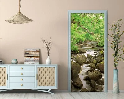 £143.47 • Buy 3D Trees And Stones 060NA Door Wall Mural Photo Wall Sticker Decal Wall AJ Fay