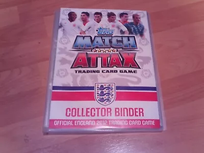 Match Attax Folder England 2012 With 130 Cards Inside Inc 1 Limited Edition  • £5.49