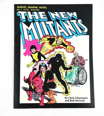 1982 New Mutants Marvel Graphic Novel #4 Chris Claremont Bob McLeod Comic VTG • $66.50