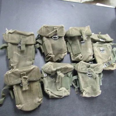 US GI M-56 Universal Small Arms Pouch Vietnam ROUGH Heavy Wear  (RO) • $5