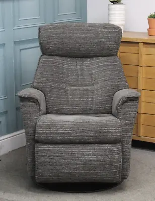 G Plan Malmo Manual Recliner Chair In Victoria Slate Fabric. Rrp £1189. • £799