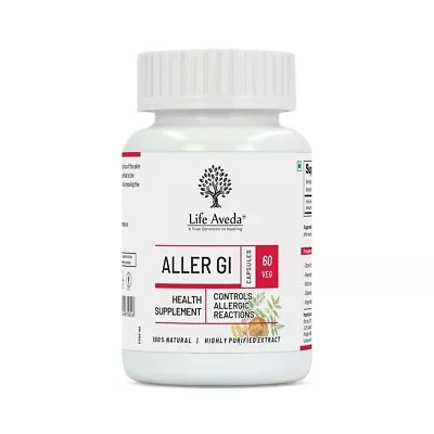 Aller Gi 60 Capsules For Sneezing Congestion Itching Reduces Skin Redness • £11.99