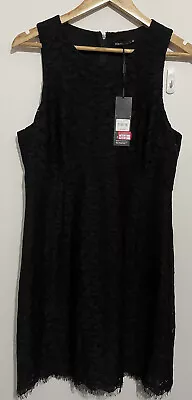 $34.95 • Buy Tokito Size 14 Women’s Dress Black Floral Lace Fit Smaller Sleeveless New