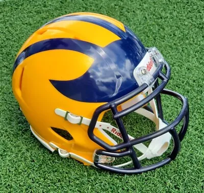 Michigan Wolverines Color Swap Football Mini Helmet • $51