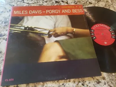 Rare Vintage Vinyl-MILES DAVIS-Porgy And Bess-Columbia Records Mono CL 1274 • $28.50