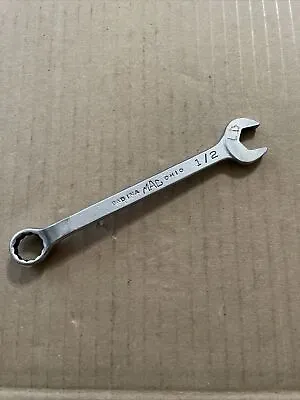 Vintage Mac Combination 1/2  SAE 12 Point Wrench Sabina Ohio CW 16 Marked Look ! • $5.99