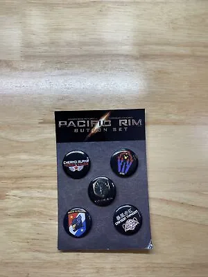 Pacific Rim Promo SDCC 2012 Button Set Of 5 • $5