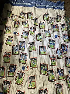 Vintage MLB Baseball Youth Twin Blanket 80s90s  Made In USA **read • $20