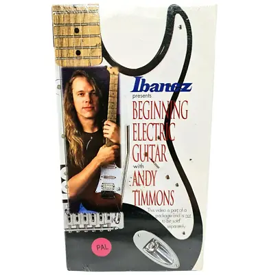Vintage Ibanez Begining Electric Guitar Andy Timmons VHS Sealed *NEW* 1996 • $25.88