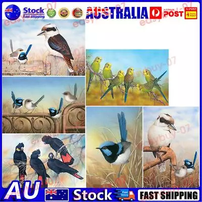 $11.88 • Buy AU 5D DIY Full Drill Diamond Painting Bird Animal Cross Stitch Embroidery Kits