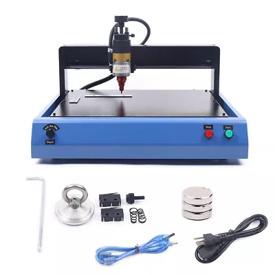 Electric CNC Metal Engraving Machine Deep Marking Nameplate Dot Peen 300*200mm 1 • $698.25