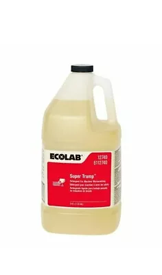 Ecolab Super Trump Dish Detergent 1 Gallon   • $47