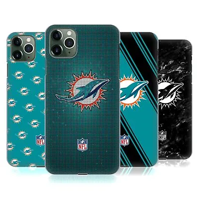 OFFICIAL NFL MIAMI DOLPHINS ARTWORK HARD BACK CASE FOR APPLE IPHONE PHONES • £17.95