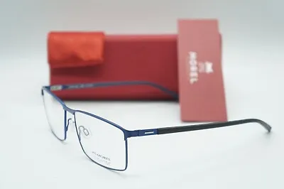 New Morel Lightec Oga 8244l Bn021 Blue Eyeglasses Frames 56-16 Made In France • $146.99