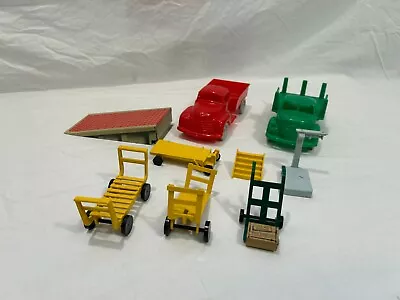 Marx Large Freight Depot Trucks And Accessories. • $11