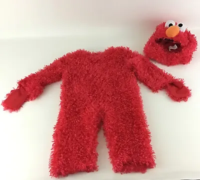 Sesame Street Furry Elmo Monster Halloween Costume Jumpsuit Size 24mo Toddler • $39.56