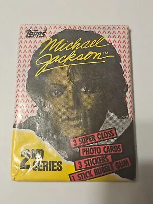 1984 Topps Michael Jackson Series 2 Card Pack Sealed NEW!!! • $4