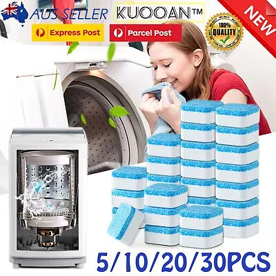 $10.99 • Buy 30/60PCS Washing Machine Cleaning Effervescent Deep Descaler Washer Cleaner