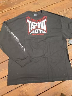 Tapout Ufc Speed & Strength Blk Xxl Sportbike Long Sleeve Shirt Fight  New Nwt • $29.95