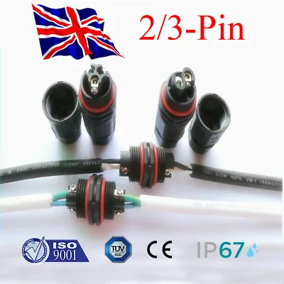 £3.99 • Buy Waterproof Junction Box Electrical Cable Wire Connector 240V Mains Outdoors IP67