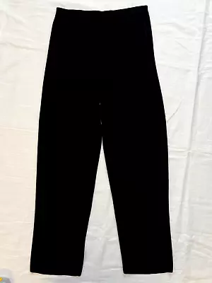 Exclusively Misook Women's Black Ribbed Wide Leg Pants - Large EUC • $25