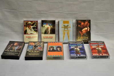 $15 • Buy Cassette Tapes, Vintage Rock And Roll, 9 Ea. Very Good Cond. 