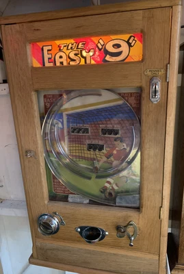 £1000 • Buy Vintage Allwin Arcade Machine- Easy 9 Football Game