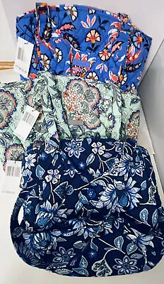 NWT VERA BRADLEY Glenna Shoulder Purse Fan Flowers/Mural Garden/Tropics Tapestry • $51.77