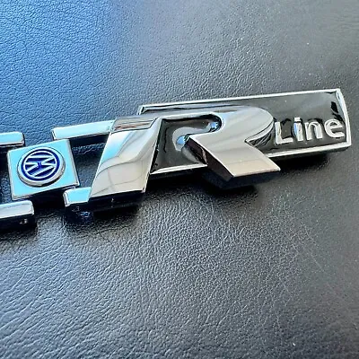 R-Line Keychain: The Ultimate VW R-Line Premium Metal Keychain BLACK • $10.89