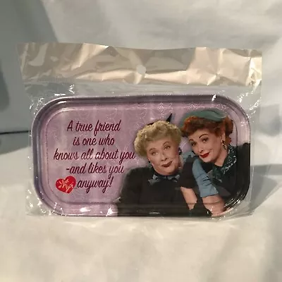 I Love Lucy Mini Tin Sign  A True Friend  Vandor #14458 Sealed In Plastic $12.99 • $12.99