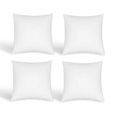 Throw Pillows - Pillow Insert Set Of 4 - Throw Pillows For Couch & Bed - Soft... • $48.45