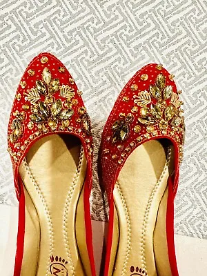 Pakistani/Indian Punjabi Women Khussa Jutti/ Women Shoes (sizes Available) • $17.80