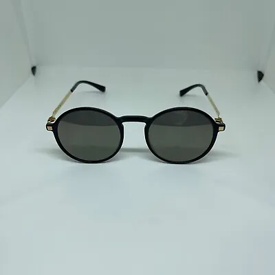 Mykita Lite KAMIK 919 Gold Black Brilliant Grey Lens Glasses Eyewear Sunglasses • $130