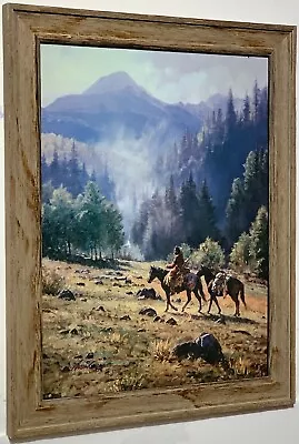 MISTS OF MORNING - Martin Grelle - CANVAS Framed S/N LE W/coa  • $199.99