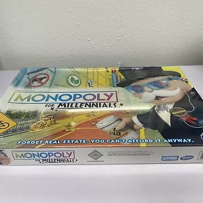 Monopoly For Millennials Millenials Edition Board Game Factory Sealed By Hasbro • $19.99