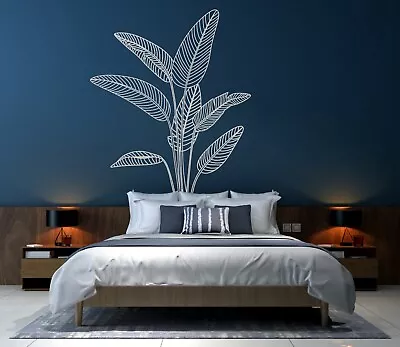 Banana Leaf Large Decal Wall Removable Sticker Room Décor Modern Tropical Palm • $49.99