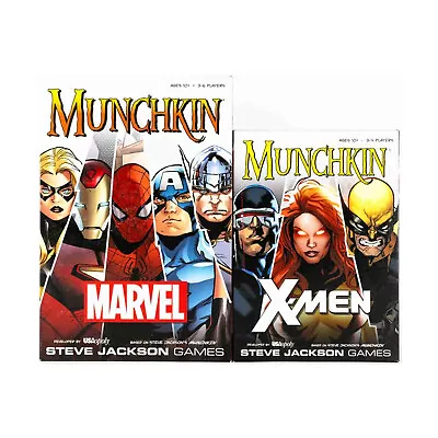 USAOpoly Munchkin  Munchkin Marvel Collection #2 - Base Game + 4 Expansion VG+ • $225
