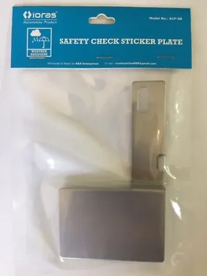 Vertical Hawaii Safety Check License Plate Bracket Stainless Steel • $24.99