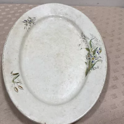 Vintage Royal Ironstone China Warranted Oval Serving Platter 13 3/4” Long 9”Wide • $24.99