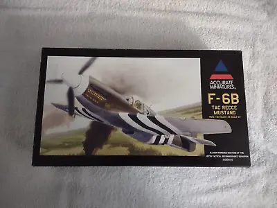 Accurate Miniatures 1:48 F-6B Tac Recce Mustang; NIOB US Ship • $10