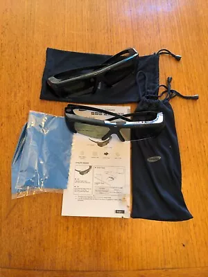 SAMSUNG SSG-2100AB 3D Active Glasses X 2 As New Read Description  • $39