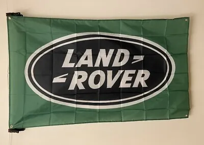 Land Rover Large Classic Flag Banner 90x150cm  D 90 Retro Gift UK Fast Free P&P • £18.95