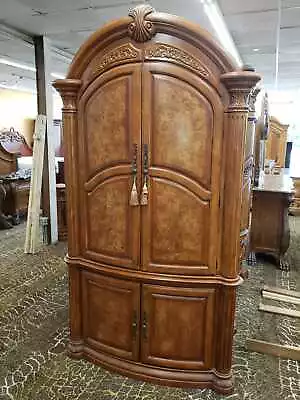 AICO By Michael Amini Monte Carlo Pecan Armoire • $1295