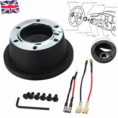 6 Bolt Steering Wheel Hub Adapter Boss For Ford Mustang Focus Fiesta Mazda 3 • £17.33