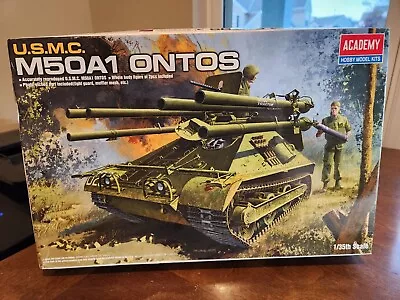 NEW Academy 13218 1:35 USMC M50A1 Ontos Military Tank Plastic Model Kit • $37.99