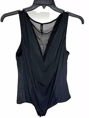 Torrid Black Mesh Tank Top Sleeveless Bodysuit Women's 3 (3X) • £17.35