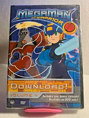 Rare Megaman - NT Warrior - Download! (Vol. 4) New Sealed DVD NTSC Animated • $114